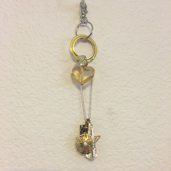 Vintage Accessories Vintage Repurpose Salvaged Estate Gem Keychain